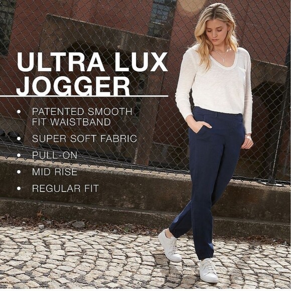 Women's Lee Ultra Lux Comfort Waistband Joggers Size 14 - Picture 8 of 8